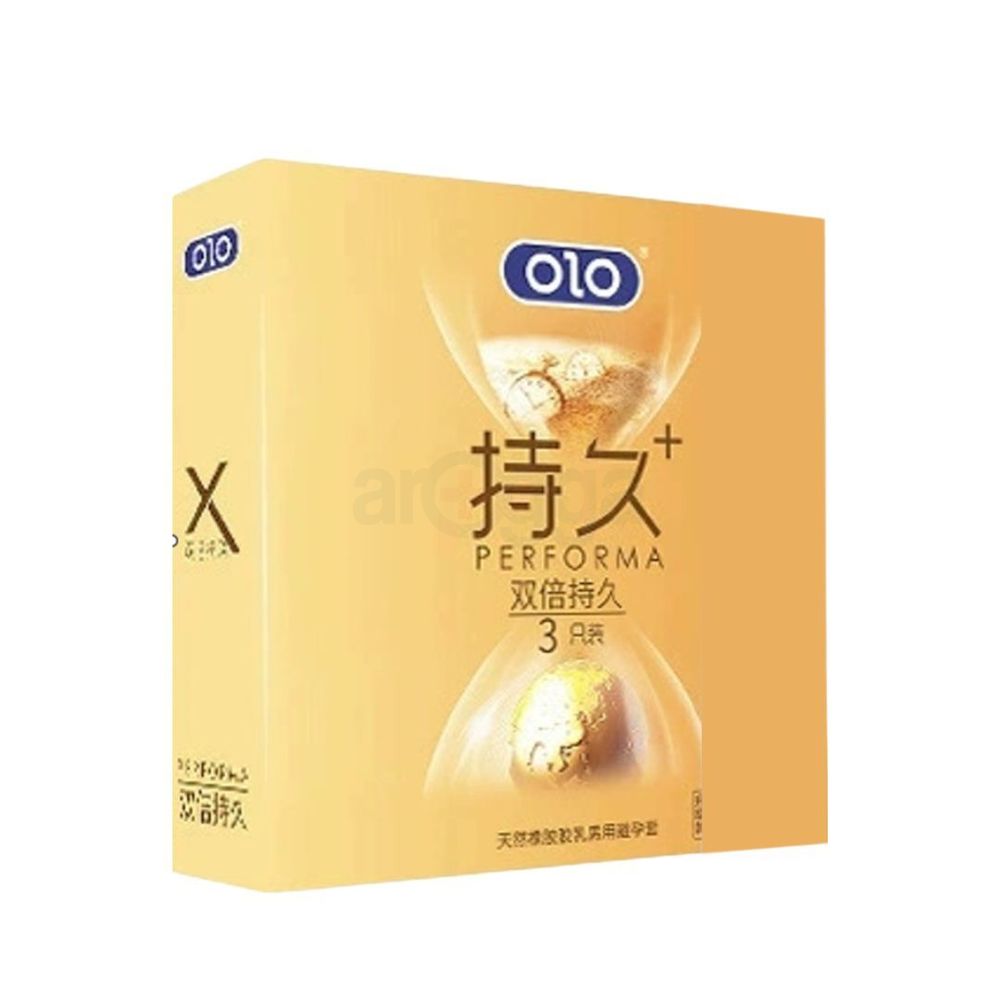 OLO Double Lasting Performa Condom - 3 Pcs  