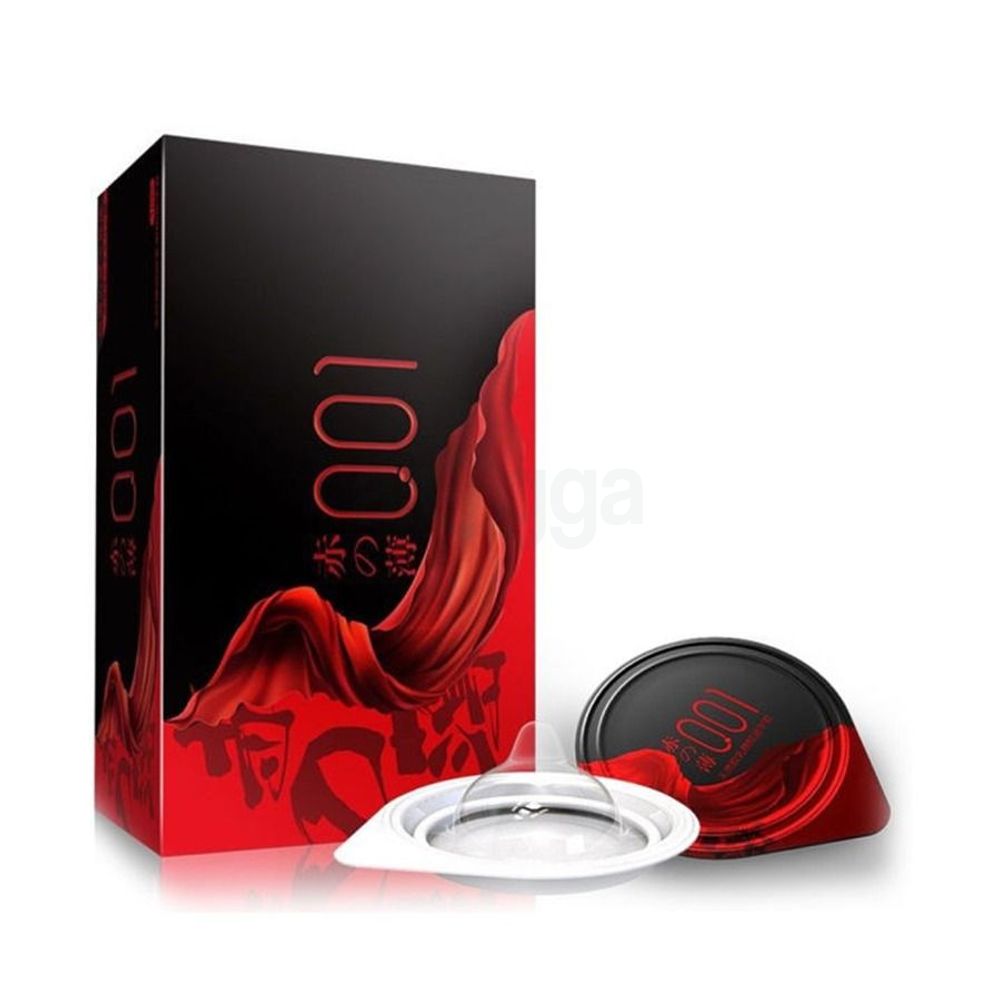 OLO Naked Feeling 001 Chiba Transparent Condom 1 Pack - 10 Pcs  