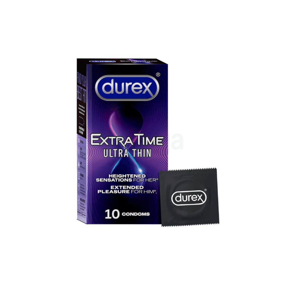 Durex Extra Time Ultra Thin Condom - 10 Pcs Pack  