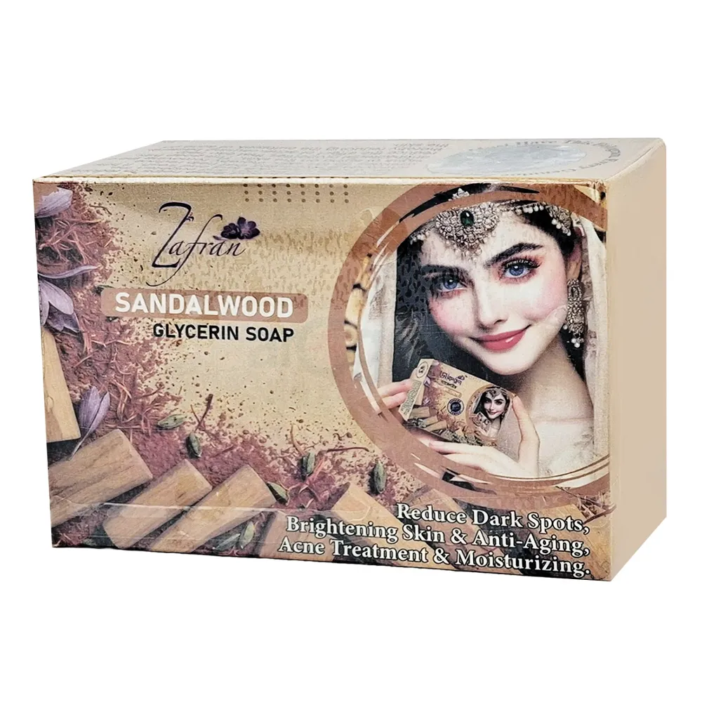Zafran Sandalwood Glycerin Soap - 100gm  