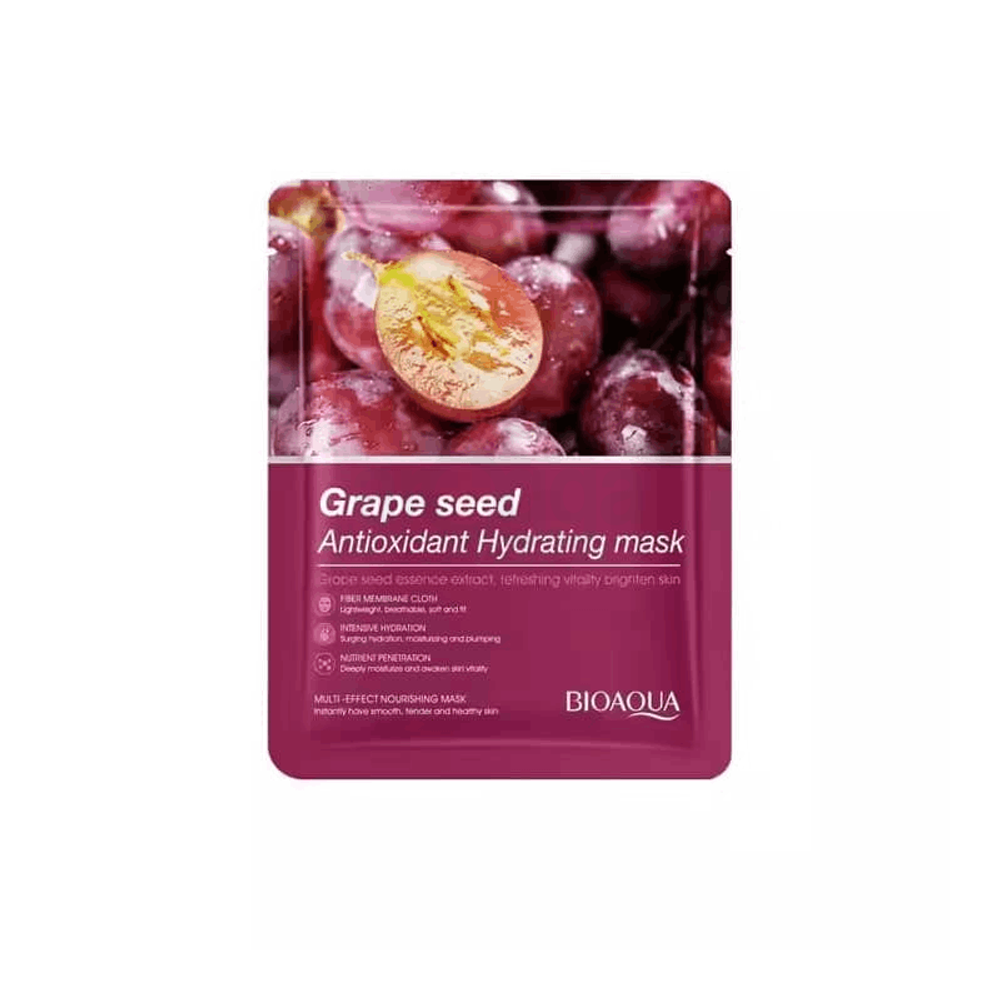 Bioaqua Grape Seed Antioxidant Hydrating Facial Sheet Mask   