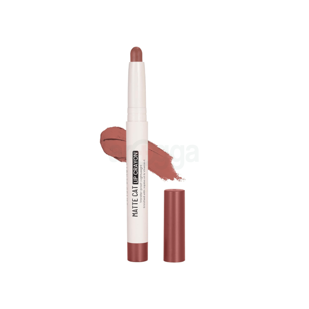 Swiss Beauty Matte Cat Lip Crayon - 07 Fig Mauve  