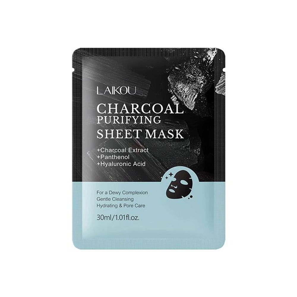Laikou Charcoal Purifying Sheet Mask 30ml  