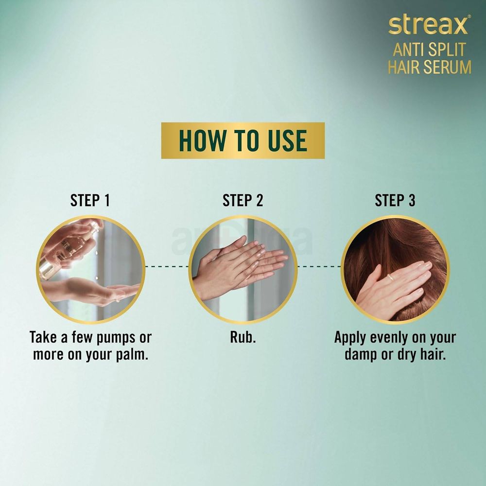 Streax Anti Split Hair Serum for Dry Frizzy Hair with  Bio - Elixir - 100ml  