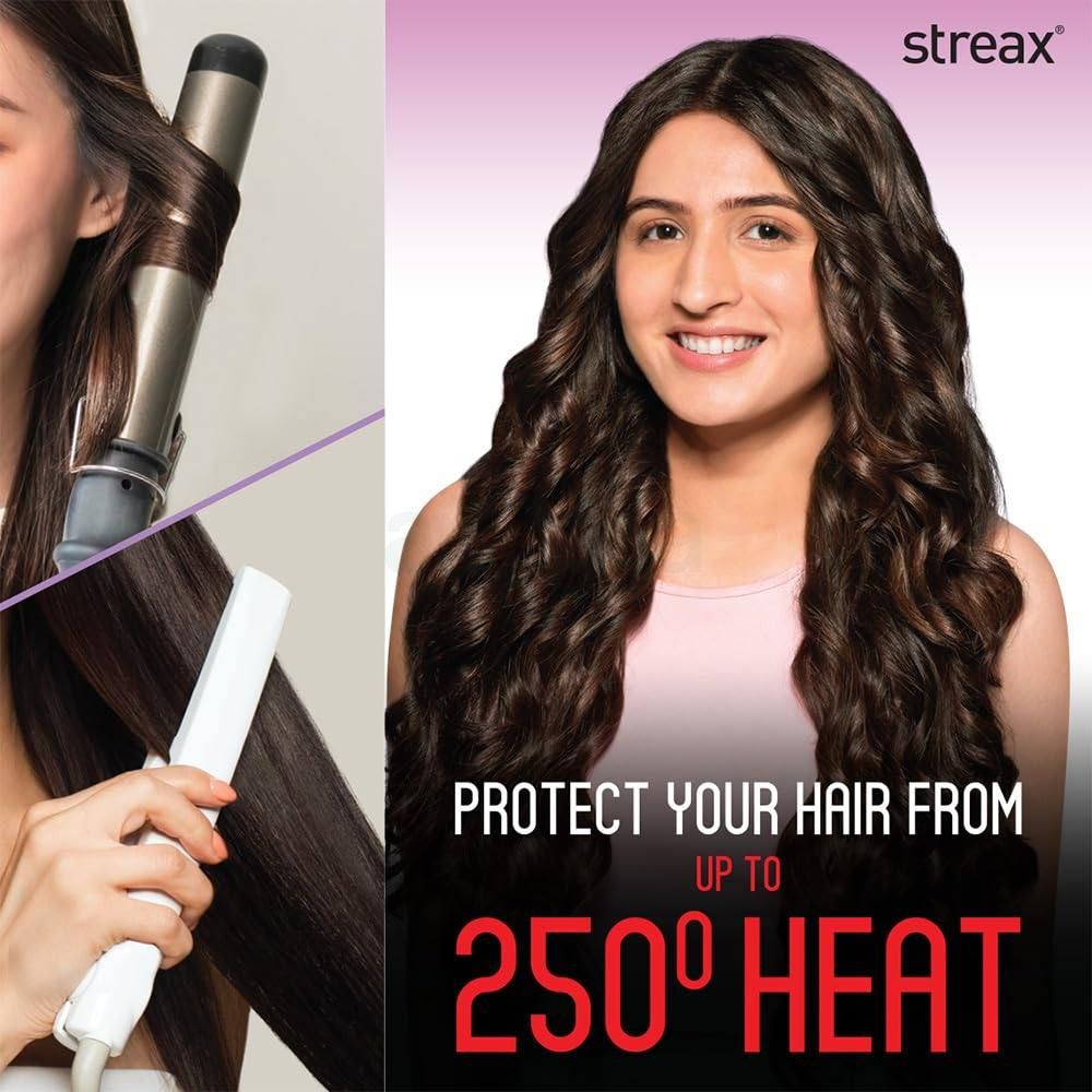 Streax Heat Protectant Spray for Hair with Jojoba Seed Oil - 100 ml  