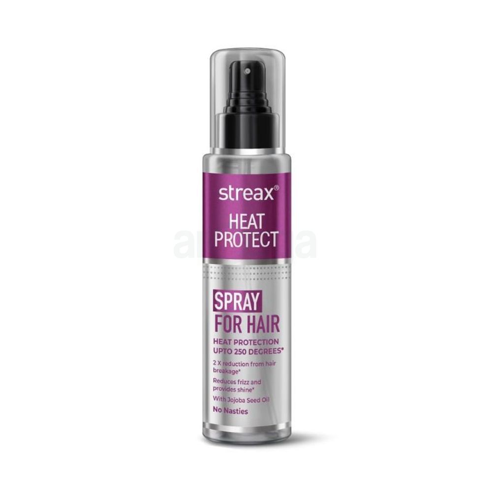 Streax Heat Protectant Spray for Hair with Jojoba Seed Oil - 100ml  