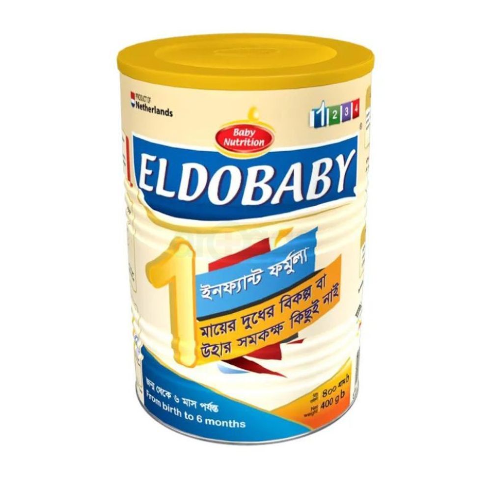 Eldobaby 1 Tin (0-6 Month) Baby Formula - 400gm  