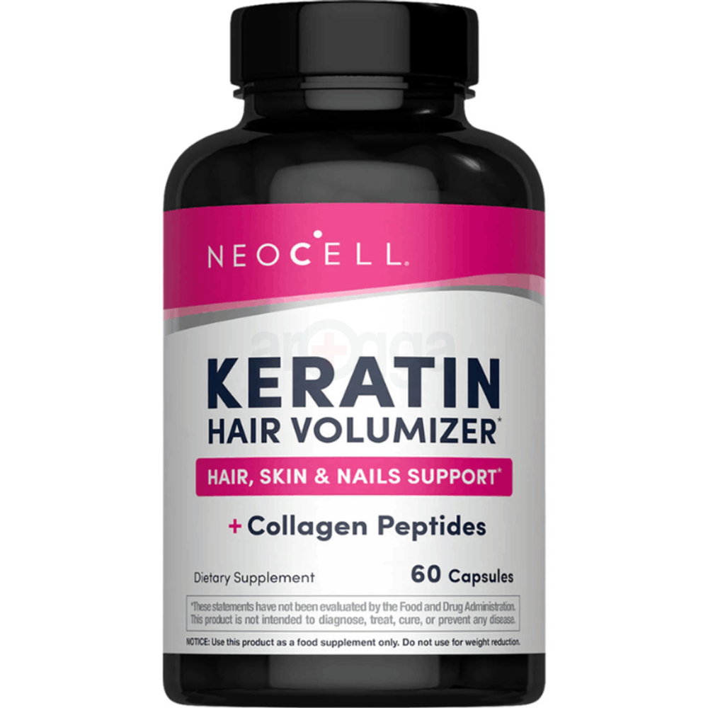 Neocell Keratin Hair Volumizer, 60 Vegetarian Capsules  