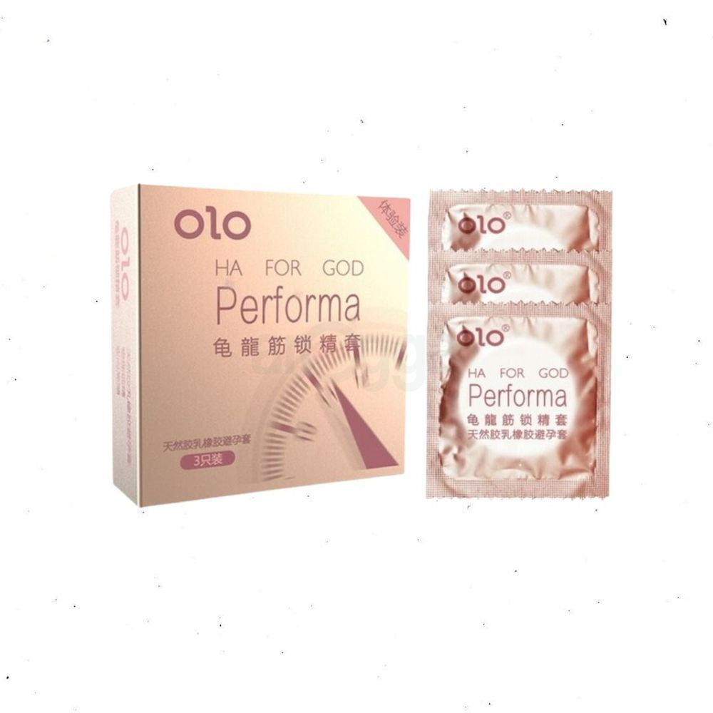 Olo Ha for God Condom - 3pcs   