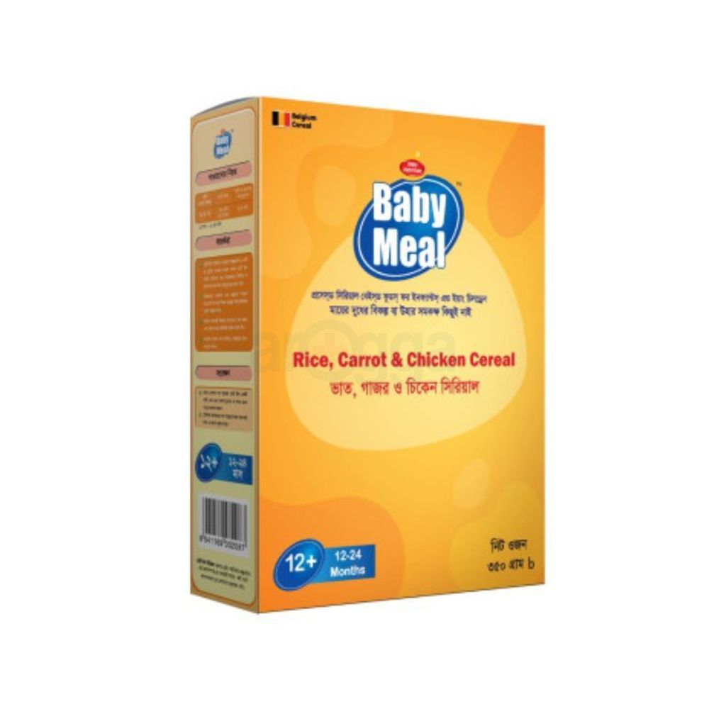Baby Meal Rice, Carrot & Chicken Cereal BIB (From 12 Months To 24 Month) - 350g  