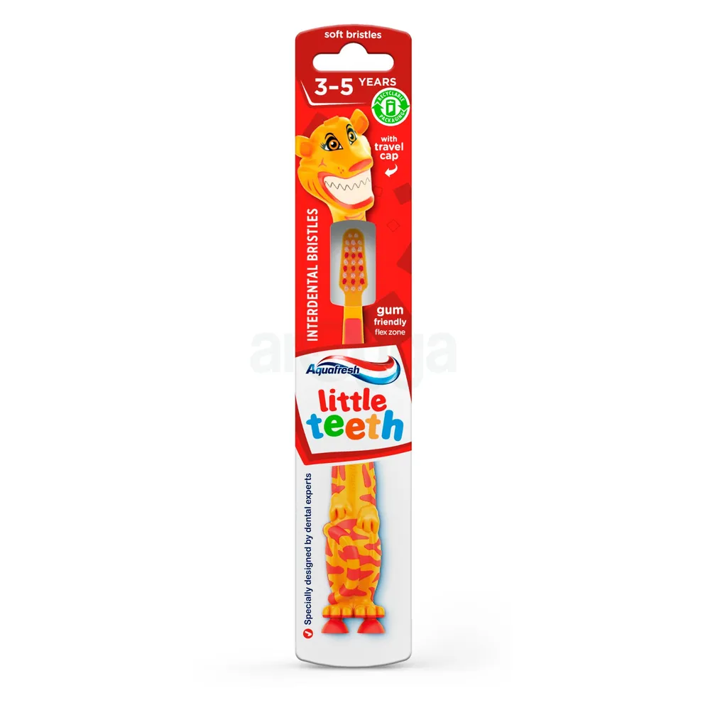 Aquafresh Little Teeth Baby Toothbrush - Tilly the Tiger (3-5 Years)  