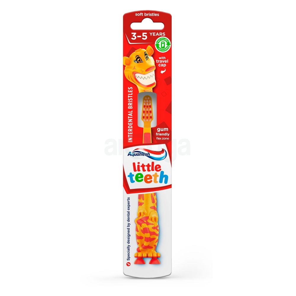 Aquafresh Little Teeth Baby Toothbrush - Tilly the Tiger (3-5 Years)  