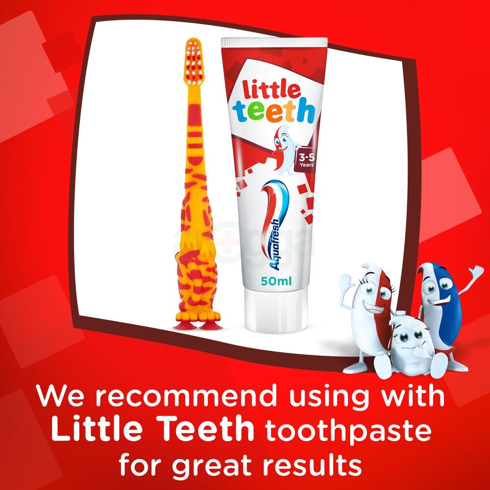 Aquafresh Little Teeth Baby Toothbrush - Curt the Croc (3-5 Years)  
