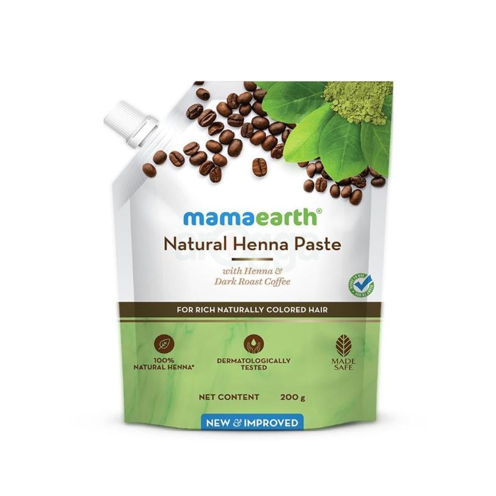 Mamaearth Henna Paste with Dark Roast Coffee 200g  