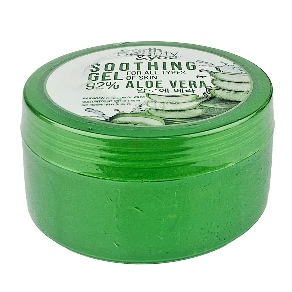 Earth Beauty & You Soothing Gel For All Types Of Skin 92% Aloe Vera 250ml  