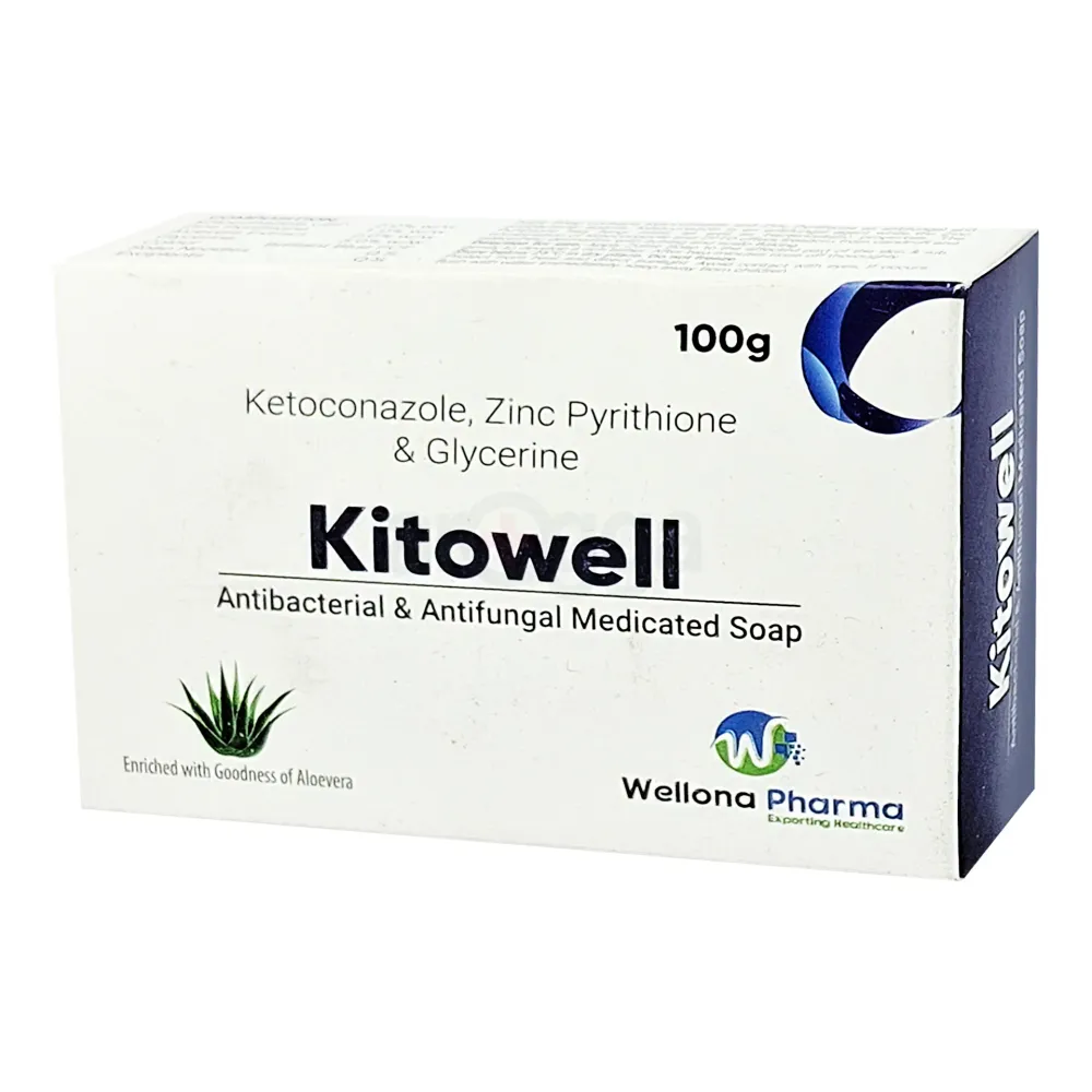 Kitowell Antibacterial & Antifungal Medicated Soap 100gm  