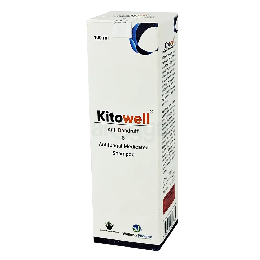 Kitowell Anti Dandruff & Antifungal Medicated Shampoo 100ml  