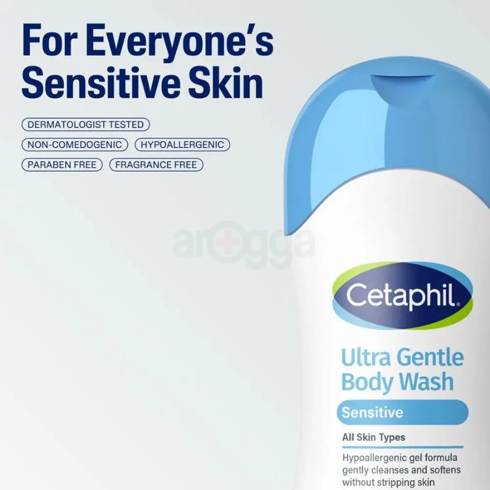 Cetaphil Ultra Gentle Body Wash Sensitive  500ml  