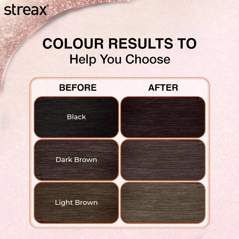 Streax Gel Hair Colour Dark Brown 3 - 150ml  