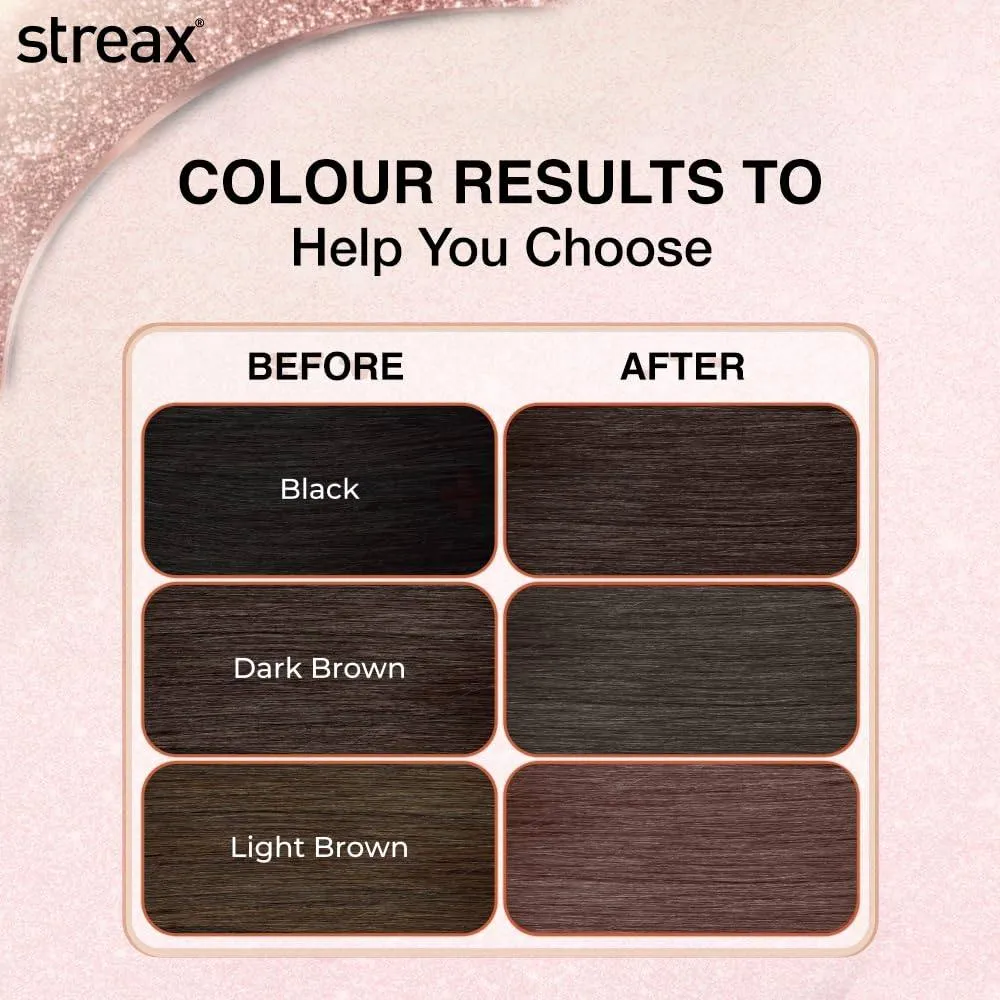 Streax Gel Hair Colour  Natural Brown 4 - 150ml  