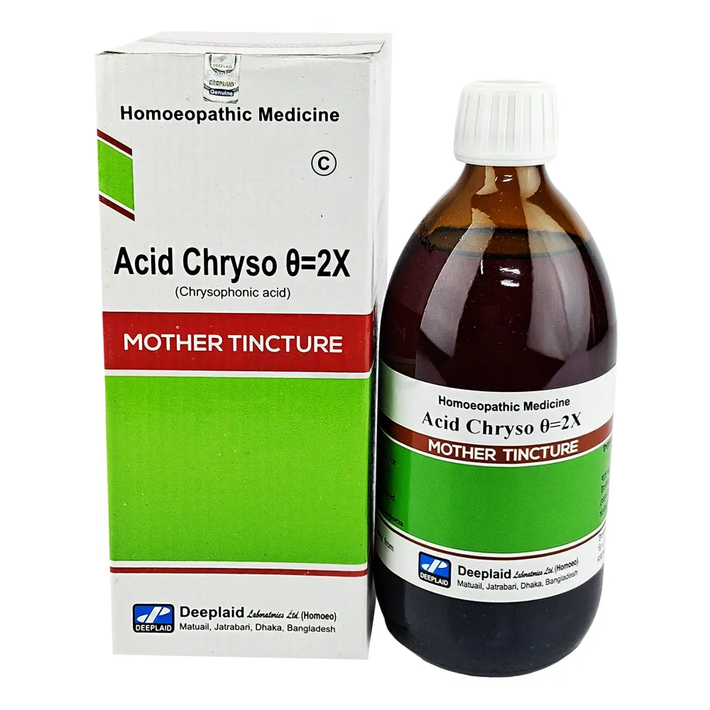 Acid Chryso Q2X (C) Chrysophonic Acid Mother Tincture 450ml (Deeplaid)  