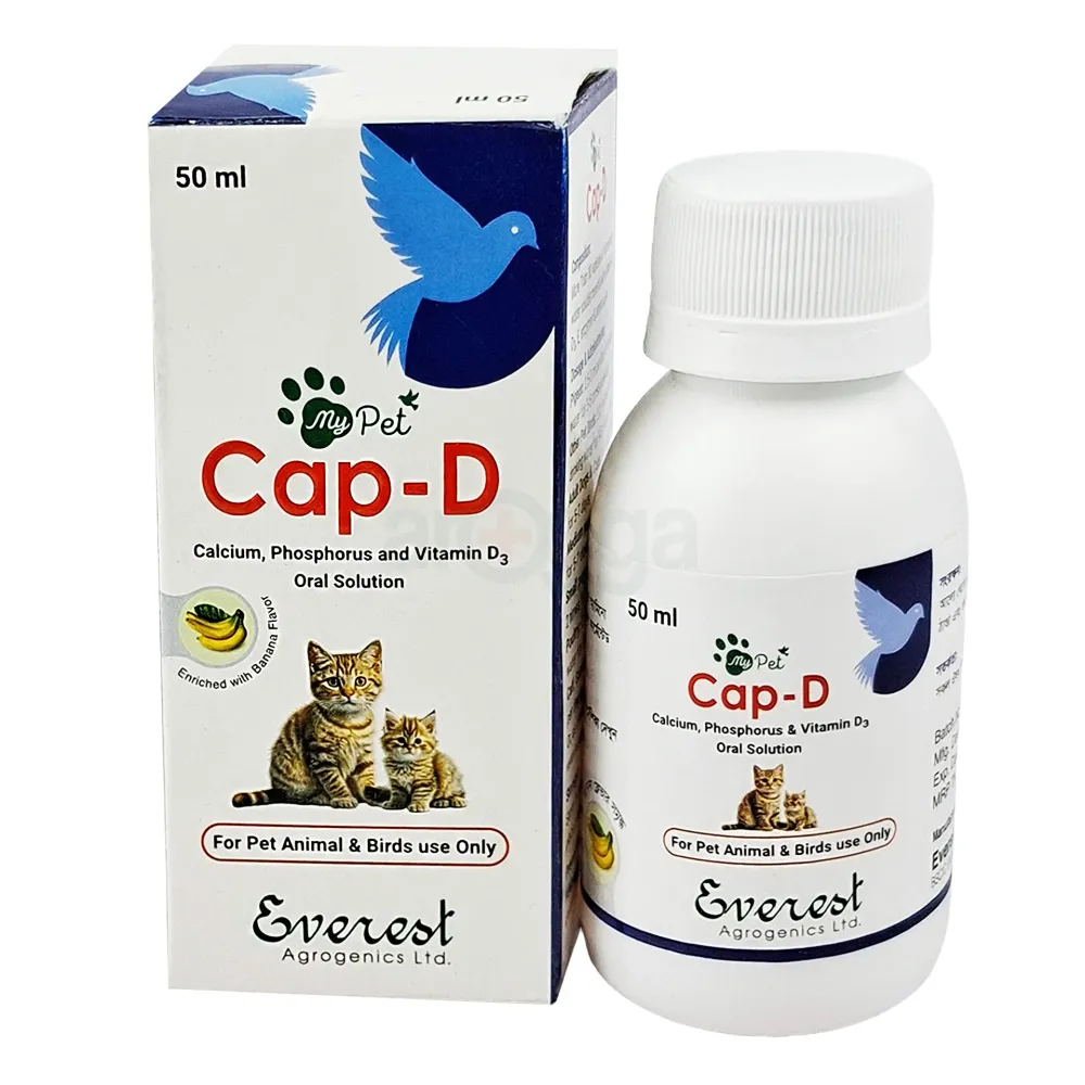 My Pet Cap-D Calcium, Phosphorus and Vitamin D3 Oral Solution  