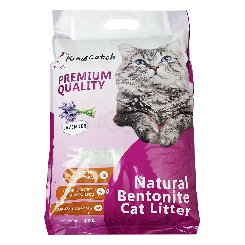 Kit Catch Premium Quality Natural Bentonite Cat Litter Lavender 10L  
