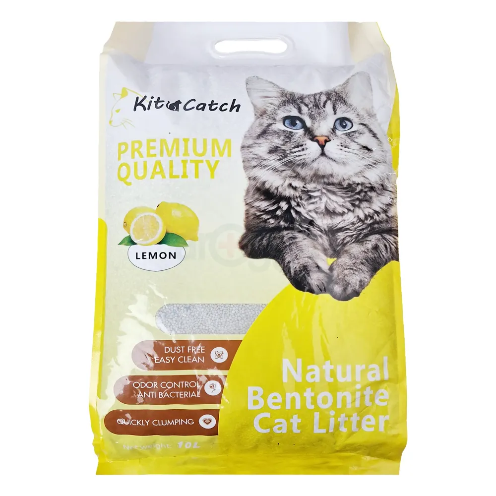 Kit Catch Premium Quality Natural Bentonite Cat Litter Lemon 10L  