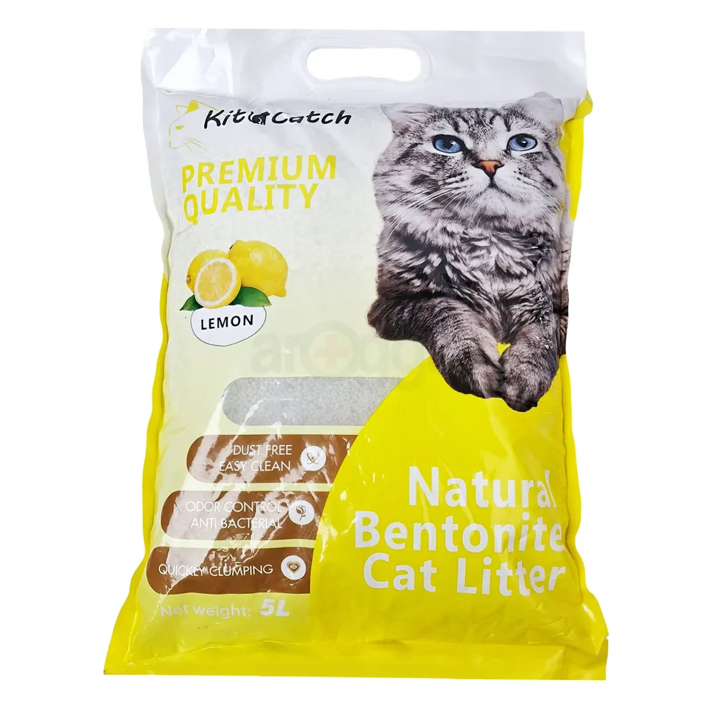 Kit Catch Premium Quality Natural Bentonite Cat Litter Lemon 5L  