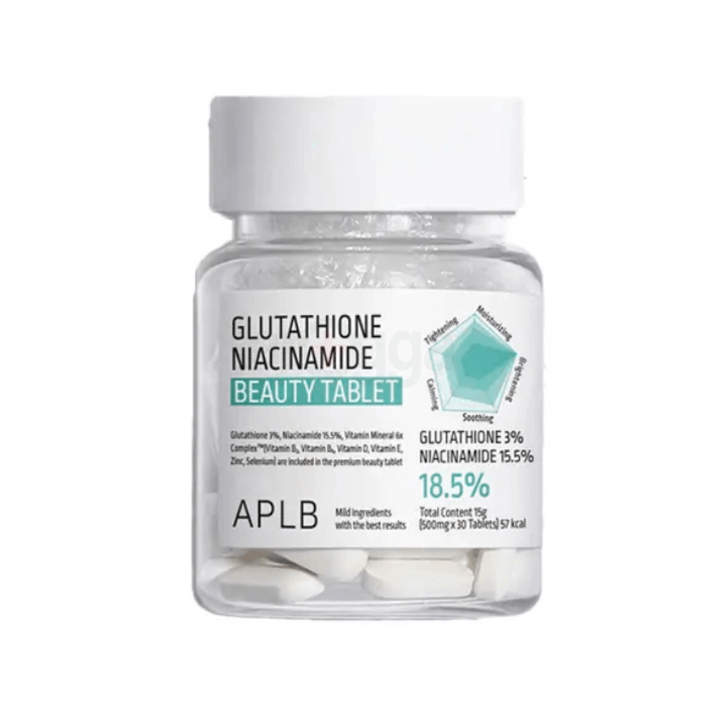 APLB Glutathione Niacinamide Beauty Tablet 500mg 30 Tablets   