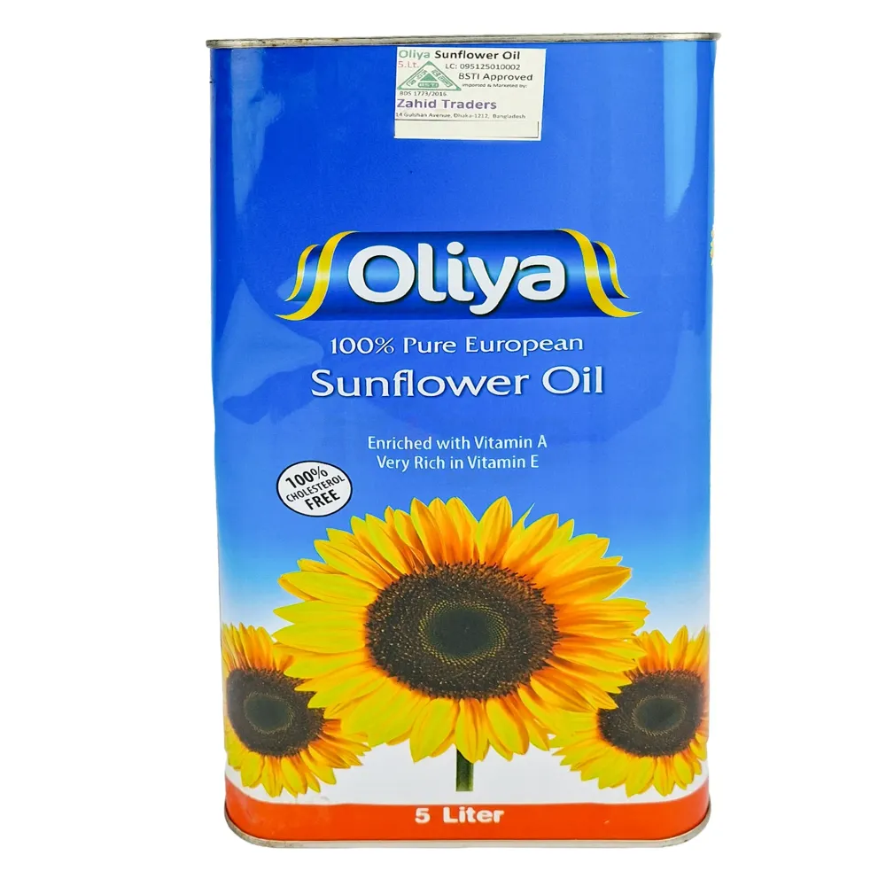 Oliya Sunflower Oil 100% Pure European 5000ml Tin  