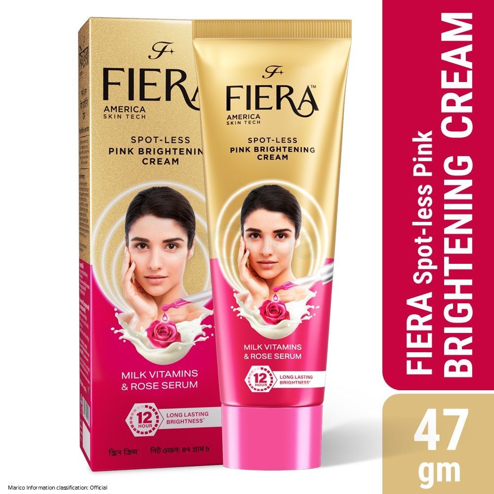 Fiera Spot-less Pink Brightening Cream 47g price in Bangladesh | Arogga