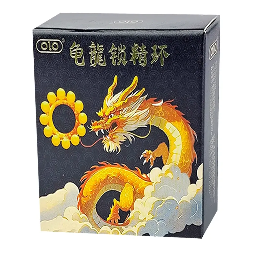 Olo Turtle Dragon Semen Locking Cock Ring 1pc  