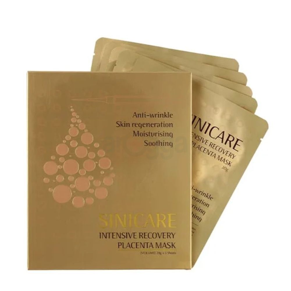 Sini Care Intensive Recovery Placenta Mask (5 sheets)  