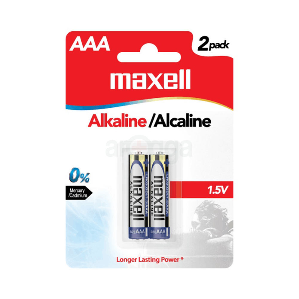 Maxell Alkaline LR03(GD)2B (AAA/1.5V) 2 Pcs  