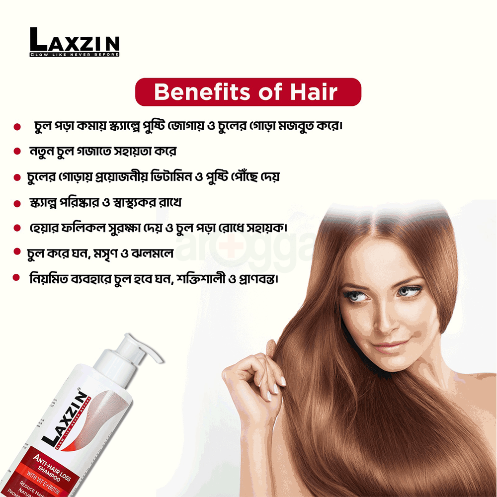 Laxzin Anti Hair loss Shampoo 400ml  