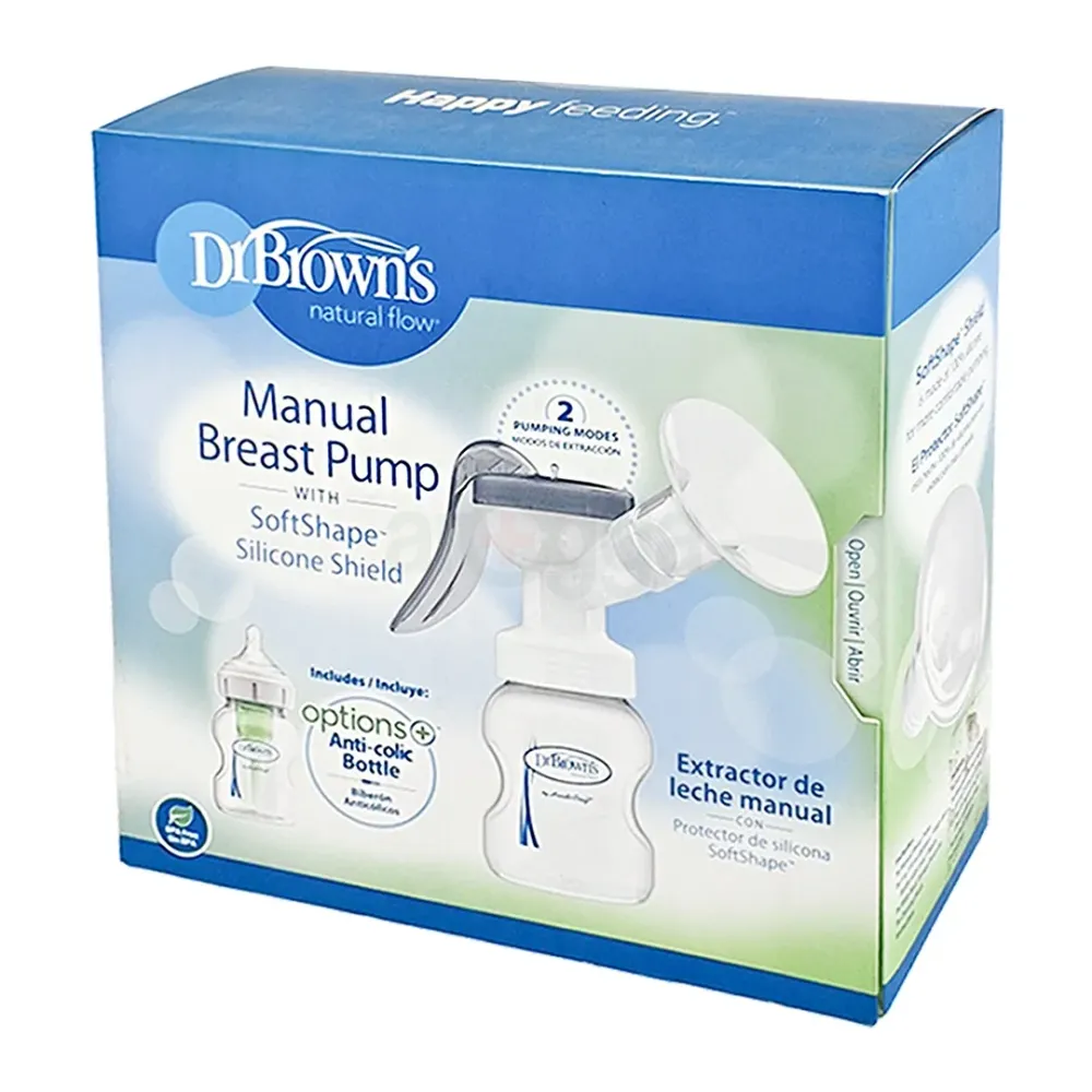DrBrown's Manual Breast Pump With SoftShape Silicone Shield 150ml  