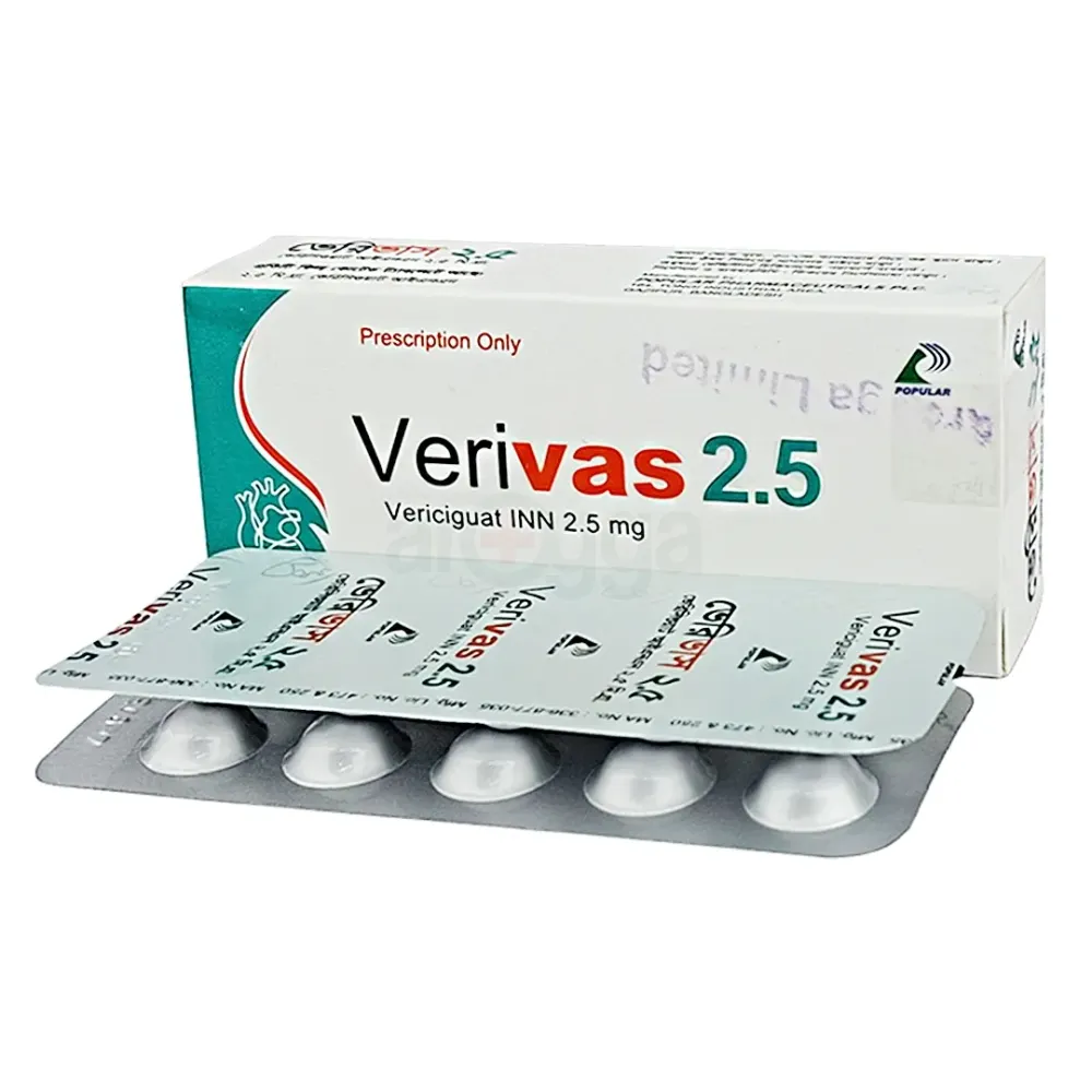 Verivas 2.5 2.5mg tablet