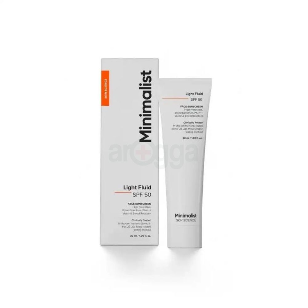 Minimalist Light Fluid SPF 50 PA++++ Face Sunscreen 30ml (Short Date, Jul'26)  