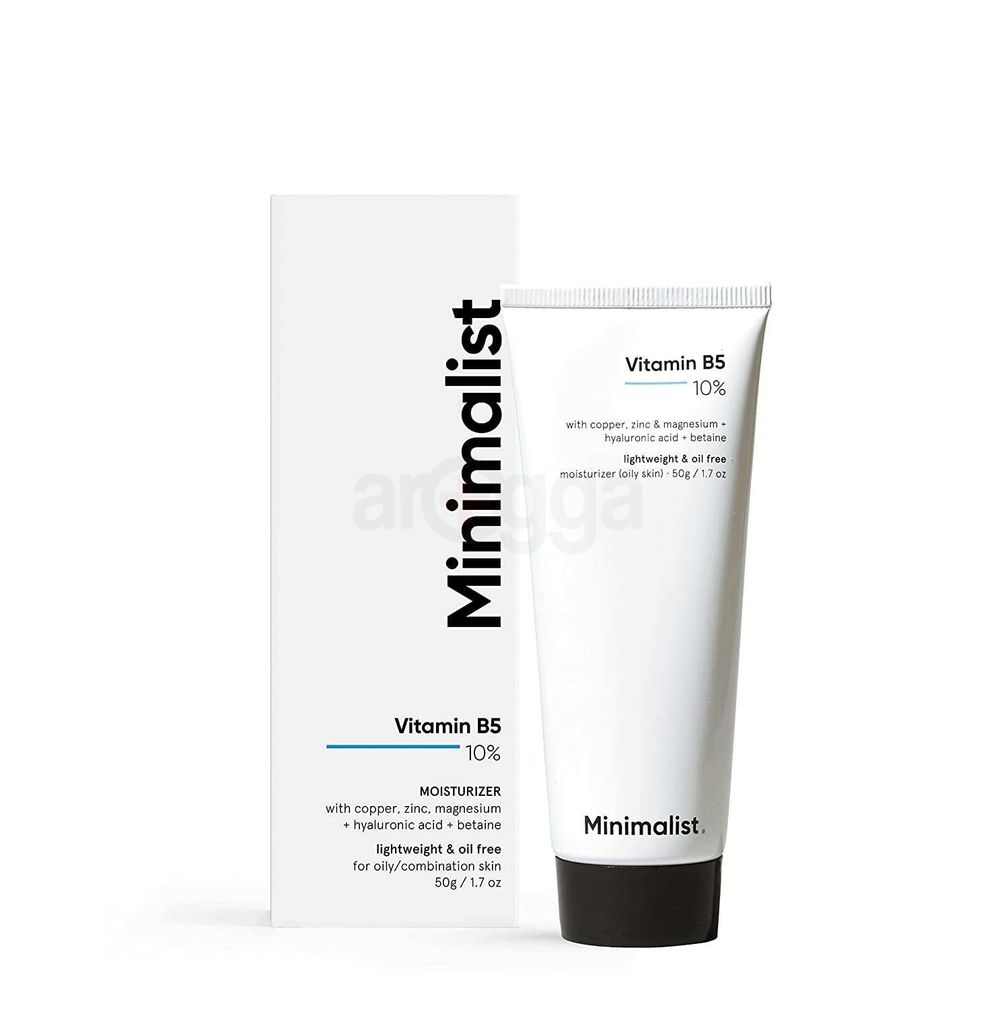 Minimalist 10% Vitamin B5 Lightweight & Oil Free Face Moisturizer for Oily & Combination Skin  