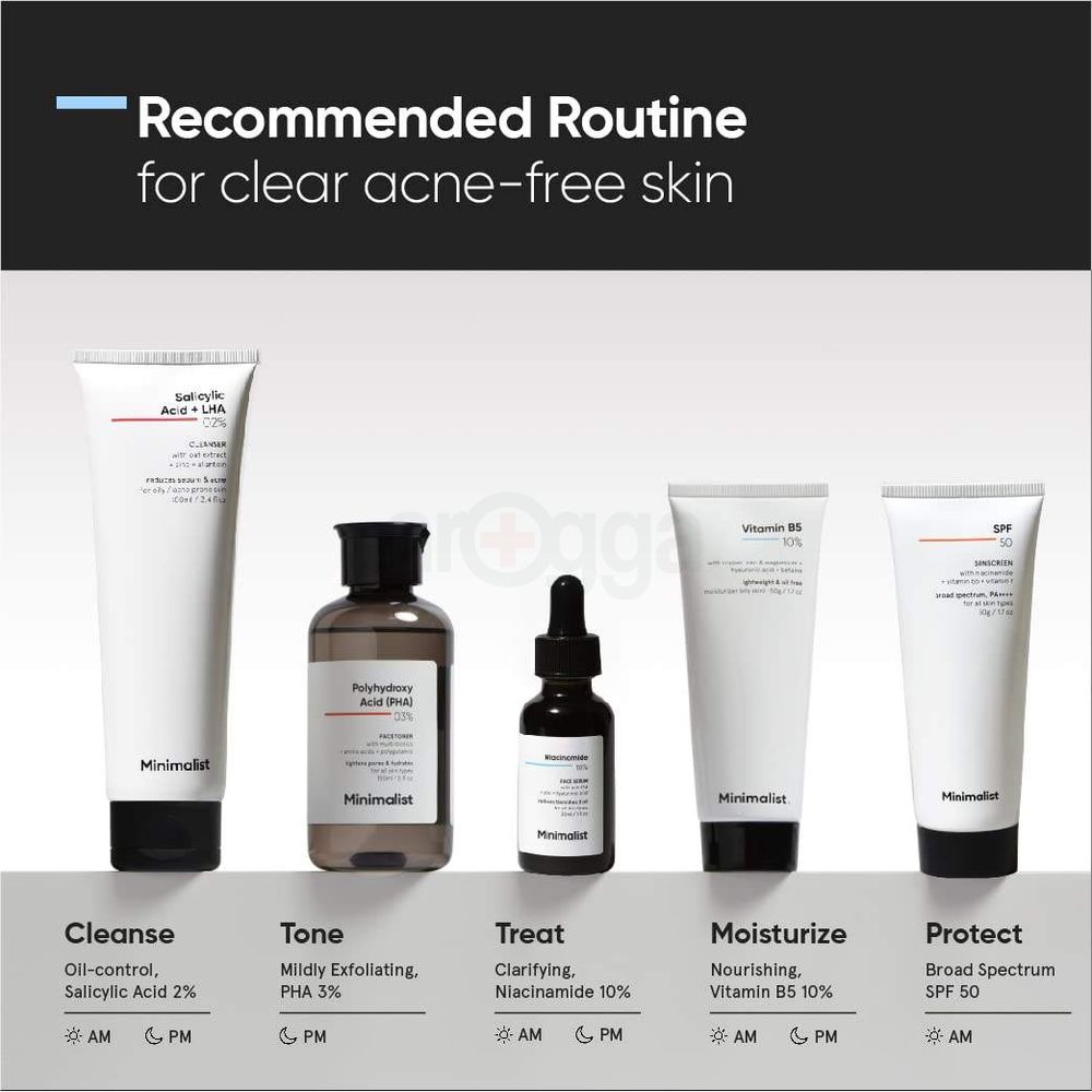 Minimalist 10% Vitamin B5 Lightweight & Oil Free Face Moisturizer for Oily & Combination Skin  