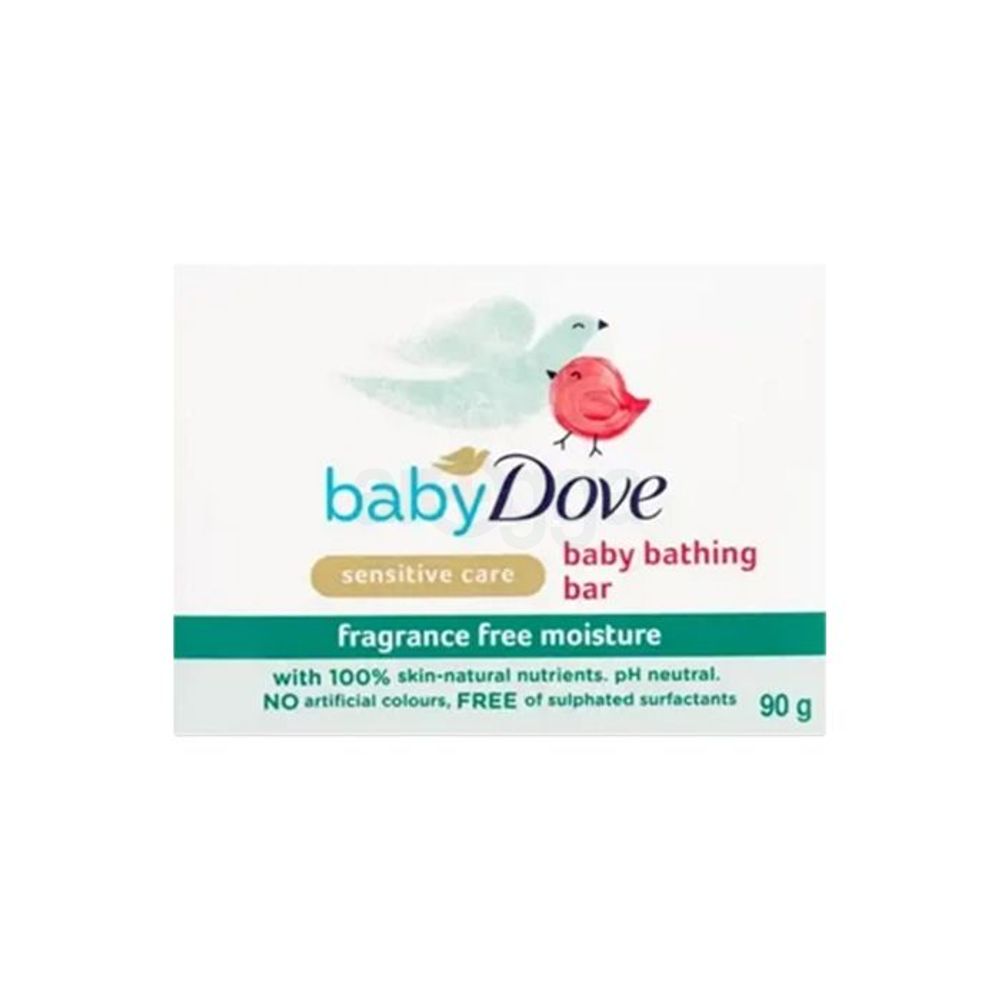 Baby Dove Sensitive Care Fragrance Free Moisture Baby Bathing Bar 90g  