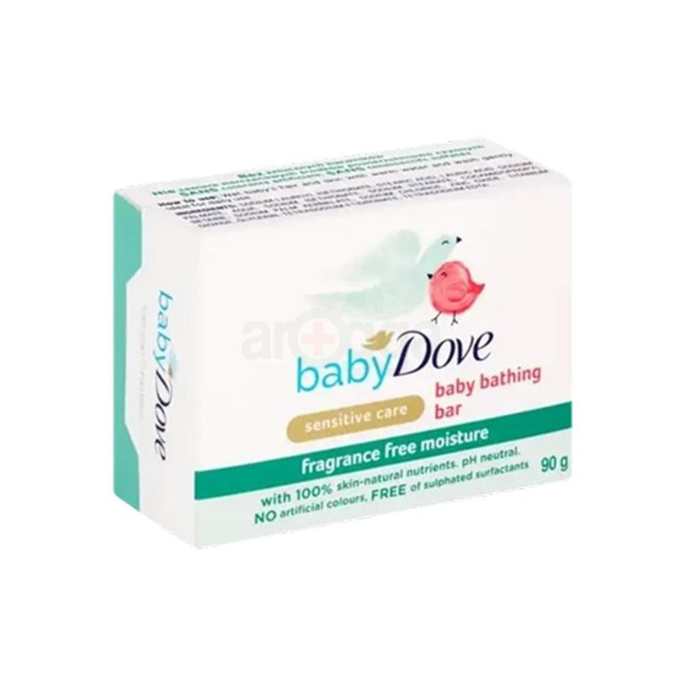 Baby Dove Sensitive Care Fragrance Free Moisture Baby Bathing Bar 90g  