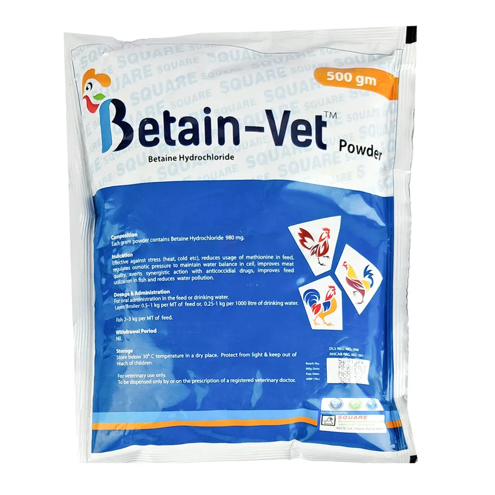 Betain-Vet Powder 500gm price in Bangladesh | Arogga