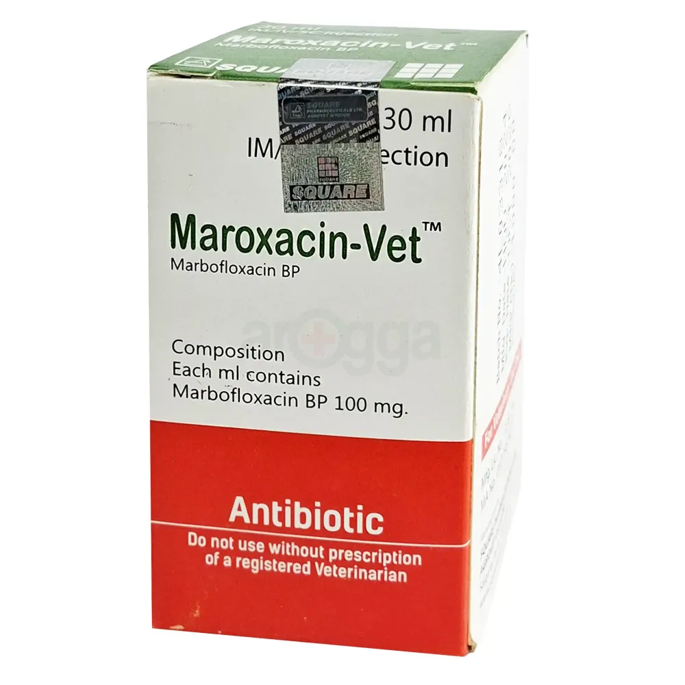 Maroxacin-Vet Injection 30ml price in Bangladesh | Arogga