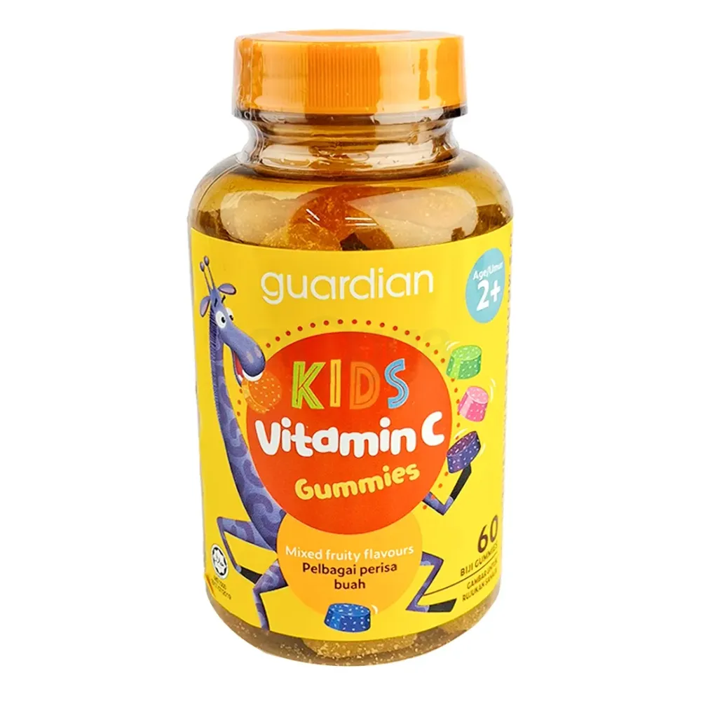 Guardian Kids Vitamin C Gummies Mixed Fruits Flavours  60 Biji Gummies  