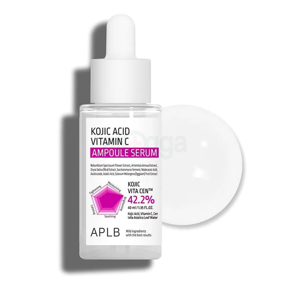 APLB 42.2% Kojic Acid Vitamin C Ampoule Serum 40ml  