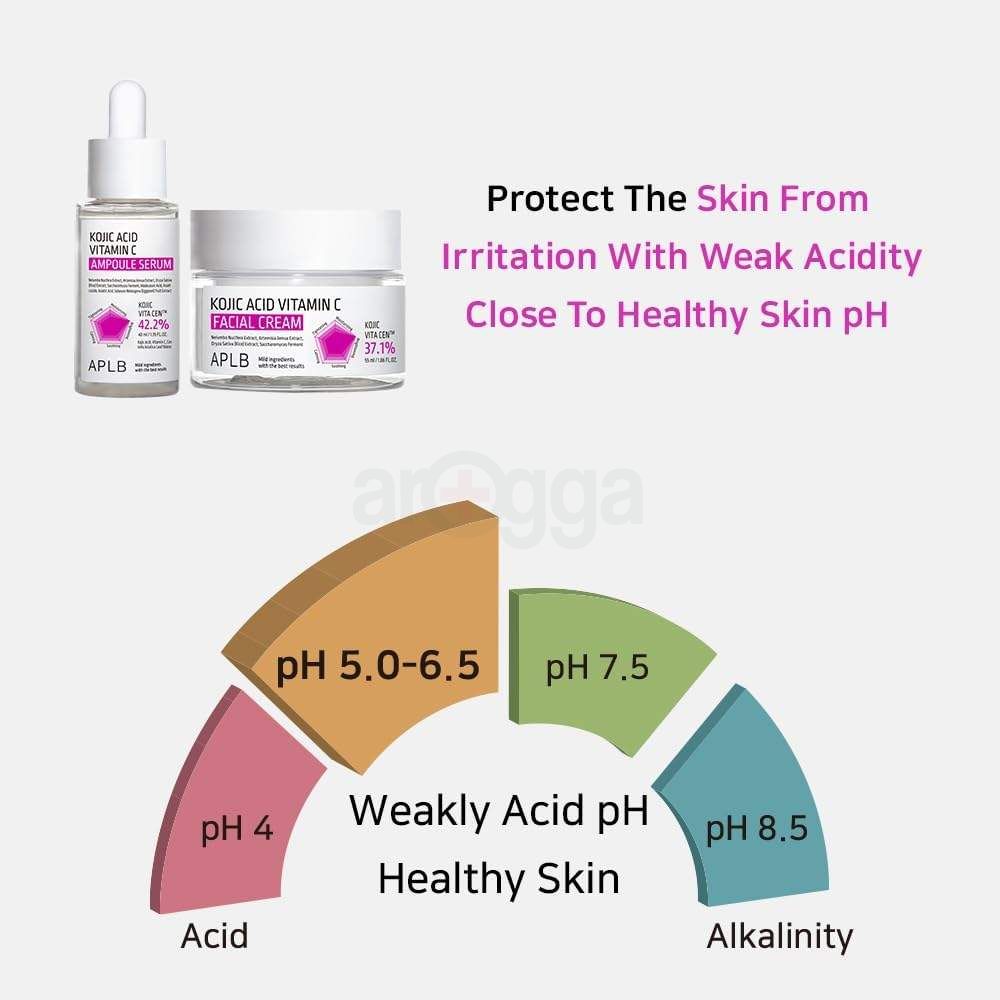 APLB 42.2% Kojic Acid Vitamin C Ampoule Serum 40ml  