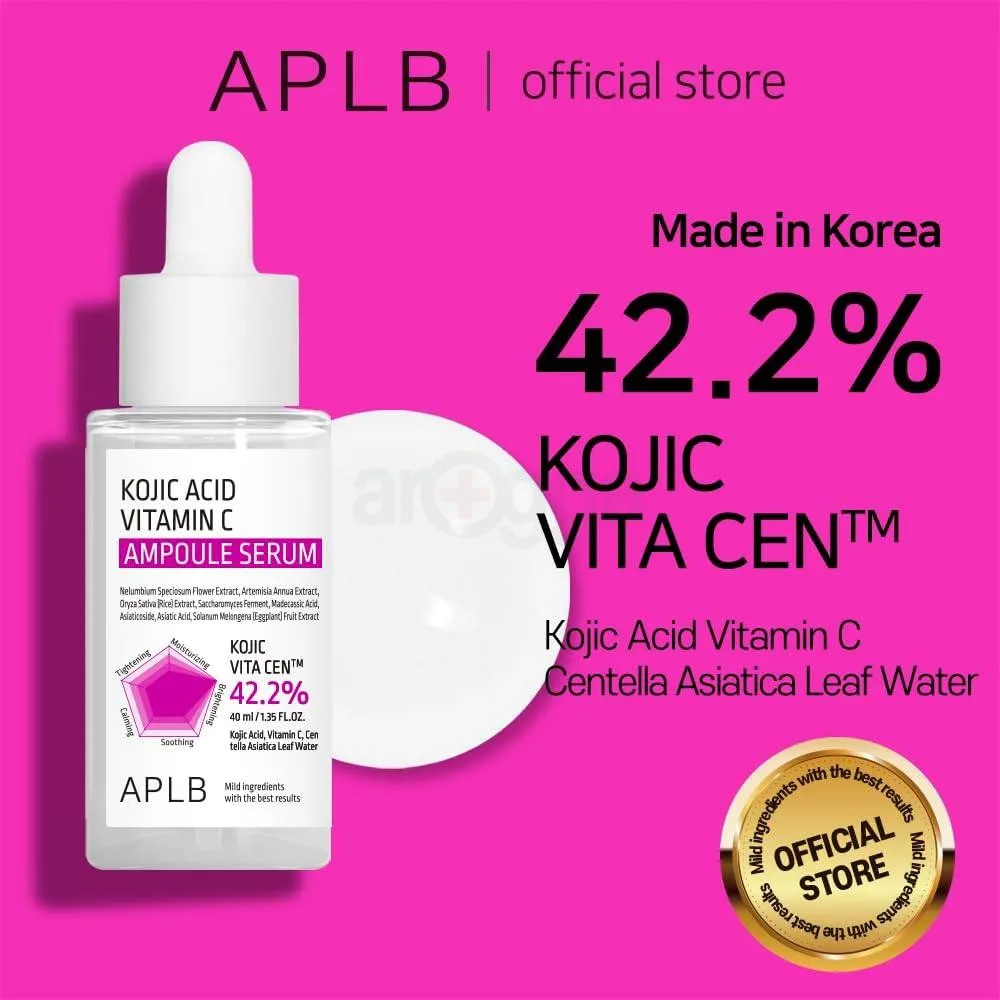 APLB 42.2% Kojic Acid Vitamin C Ampoule Serum 40ml  