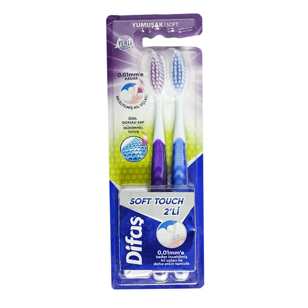 Difas Soft Touch 2'Li Toothbrush price in Bangladesh | Arogga